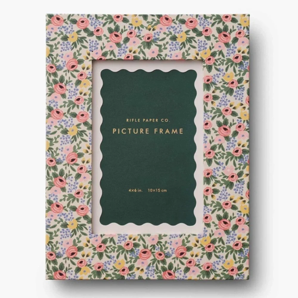 NEW Rifle Paper Co Paper Wrapped Picture Frame in Rosa - Picture 3 of 6